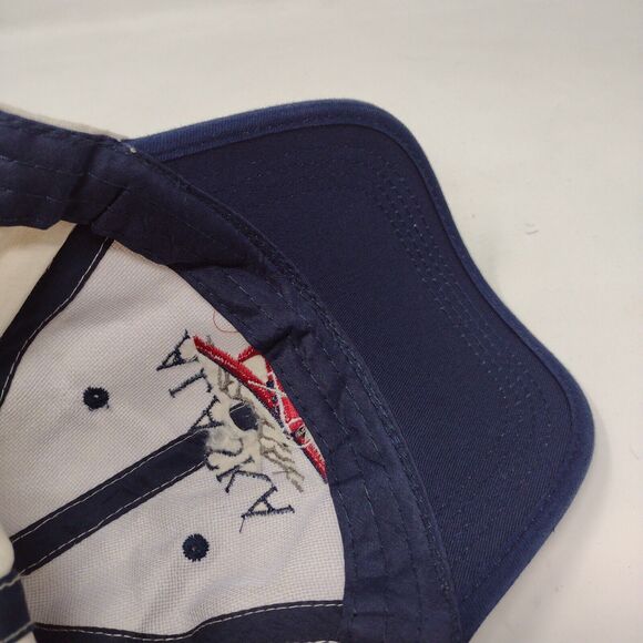 Alaska Snapback Hat Tan One Size Adjustable Embroidered 6 Panel Tonqass Cotton - Picture 7 of 8